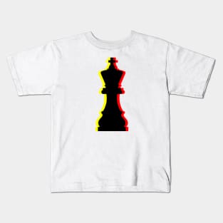 Trippy King Piece (Yellow and Red) Kids T-Shirt